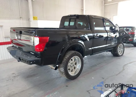 2017 Nissan Titan Xd Platinum Reserve Diesel из США, поврежденный, VIN 1N6BA1F43HN522302